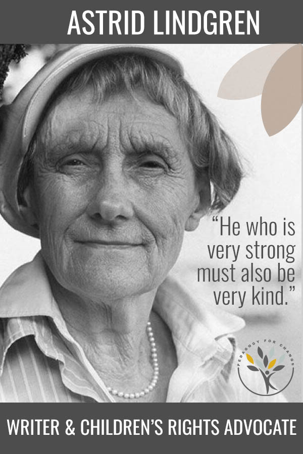 Astrid Lindgren a great humanitarian storyteller